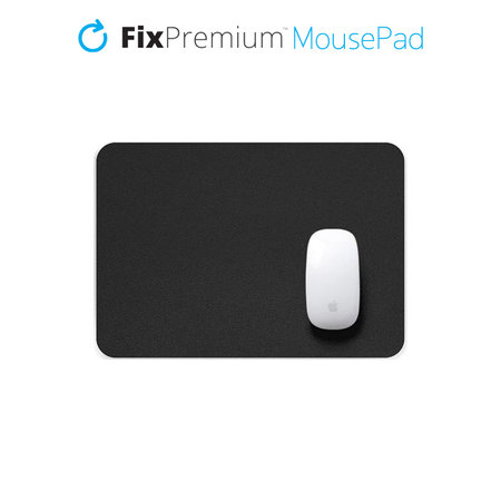 FixPremium - Tapis de souris, étanche, 25x20cm, noir