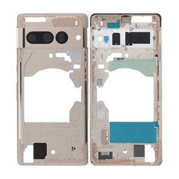 Google Pixel 7 Pro GP4BC GE2AE - Cadre central (Or)