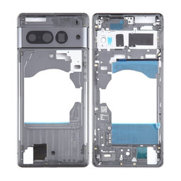 Google Pixel 7 Pro GP4BC GE2AE - Cadre central (Obsidienne)