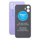Apple iPhone 12 - Verre du boîtier arrière avec plus grand trou pour l'appareil photo (violet)
