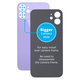 Apple iPhone 12 Mini - Verre du boîtier arrière avec plus grand trou pour l'appareil photo (violet)