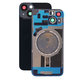 Apple iPhone 14 - Cache batterie + Puce de chargement sans fil + NFC (Minuit)