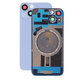 Apple iPhone 14 - Cache batterie + Puce de chargement sans fil + NFC (Bleu)