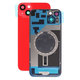 Apple iPhone 14 Plus - Cache batterie + Puce de chargement sans fil + NFC (Rouge)