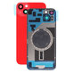 Apple iPhone 14 Plus - Cache batterie + Puce de chargement sans fil + NFC (Rouge)