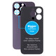 Apple iPhone 14 Pro - Verre du boîtier arrière avec plus grand trou pour l'appareil photo (violet foncé)
