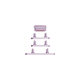 Apple iPhone 14 - Boutons latéraux (Violet)