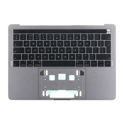 Apple MacBook Pro 13" Retina A1989 (Mi 2018 - Mi 2019) - Top Case + Clavier UK + Touch Bar + Microphone + Haut-parleurs (Gris sidéral)