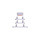 Apple iPhone 14 Pro Max - Boutons latéraux (Argent)