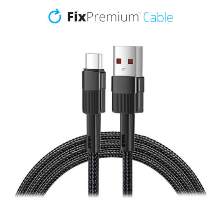 FixPremium - Câble USB-C / USB Charge Rapide (1m), noir