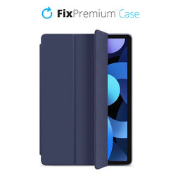 FixPremium - Étui à rabat en silicone pour iPad Air (4e, 5e génération), bleu