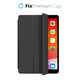 FixPremium - Étui à rabat en silicone pour iPad 10.2 (7e, 8e, 9e génération), noir
