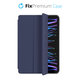 FixPremium - Étui à rabat en silicone pour iPad Pro 12,9" (4e, 5e génération), bleu