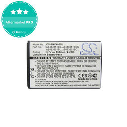 Samsung C, F, I, J, L, M, P, Rex, S-series - Batterie AB463651BE, AB463651BEC, AB463651BC, AB463651BU 650mAh HQ