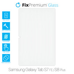 FixPremium Glass - Verre trempé pour Samsung Galaxy Tab S7 FE et S8 Plus