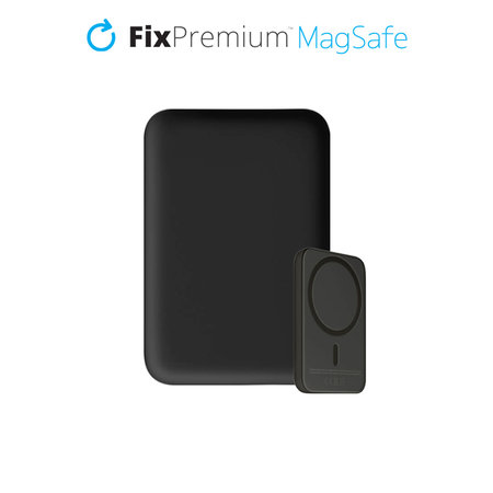 FixPremium - MagSafe PowerBank 5000 mAh, noir