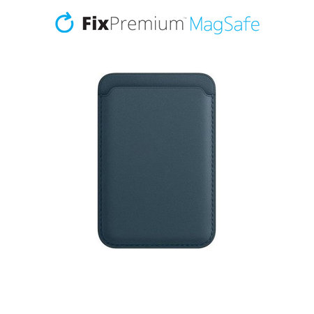 FixPremium - Portefeuille MagSafe, bleu