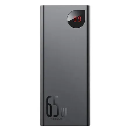 Baseus - PowerBank 65W 20 000 mAh, noir