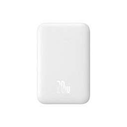 Baseus - MagSafe PowerBank 6000 mAh, blanc