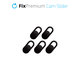 FixPremium - Curseur de caméra - Set 5pcs, noir