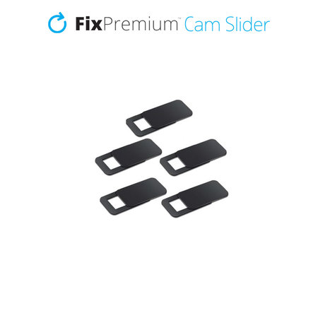 FixPremium - Curseur de caméra - Set 5pcs, noir