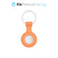 FixPremium - Porte-clés en silicone pour AirTag, orange