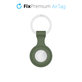 FixPremium - Porte-clés en silicone pour AirTag, vert foncé