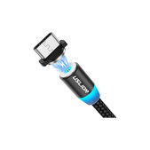 USLION - Câble Magnétique USB-C / USB (1m), noir
