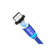 USLION - Câble Magnétique USB-C / USB (1m), bleu