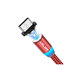 USLION - Câble Magnétique USB-C / USB (1m), rouge