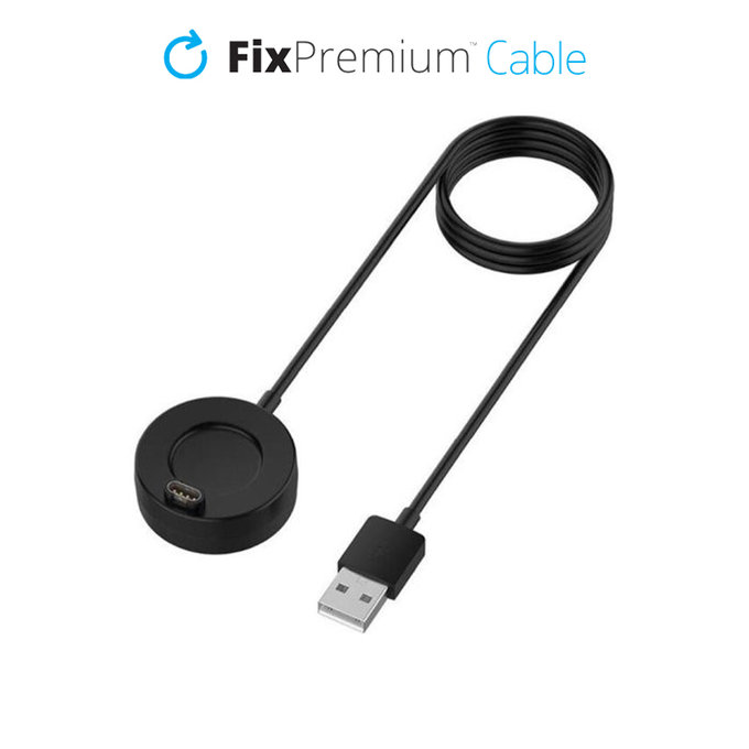 FixPremium - Station de recharge pour montre Garmin, noir