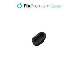 FixPremium - Cache du port de charge pour montre Garmin, noir