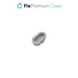 FixPremium - Cache du port de charge pour montre Garmin, gris