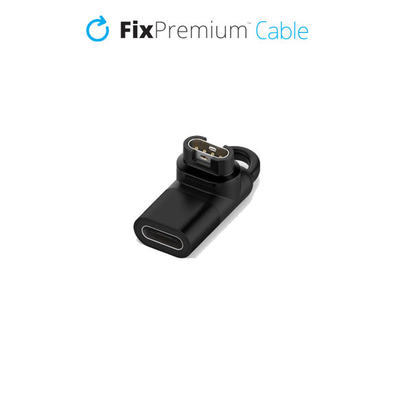 FixPremium - Réduction USB-C pour port Garmin pour montre, noir