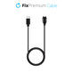 FixPremium - Câble de chargement USB-C pour montre Garmin, noir