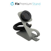 FixPremium - Support de chargement pour montre Garmin, gris sidéral