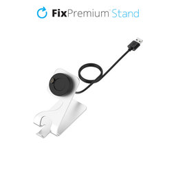 FixPremium - Support de chargement pour montre Garmin, argent