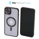 FixPremium - Étui Crystal avec MagSafe pour iPhone 14 Plus, noir