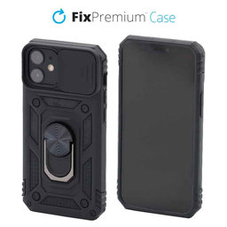 FixPremium - Étui CamShield pour iPhone 12 mini, noir