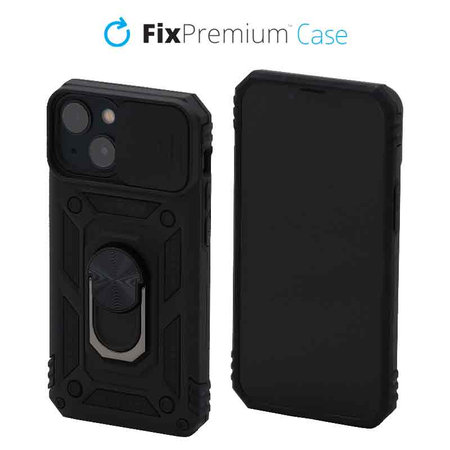 FixPremium - Coque CamShield pour iPhone 13 mini, noir