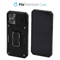 FixPremium - Coque CamShield pour iPhone 13 Pro, noir