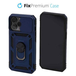 FixPremium - Coque CamShield pour iPhone 13 Pro, bleu