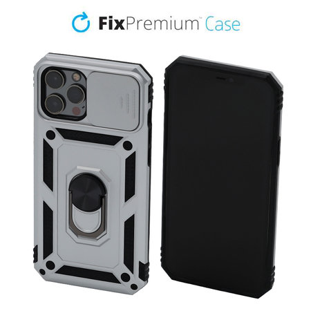 FixPremium - Coque CamShield pour iPhone 12 Pro Max, blanc