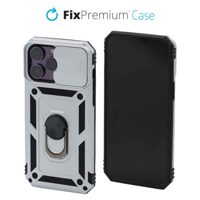 FixPremium - Coque CamShield pour iPhone 13 Pro Max, blanc