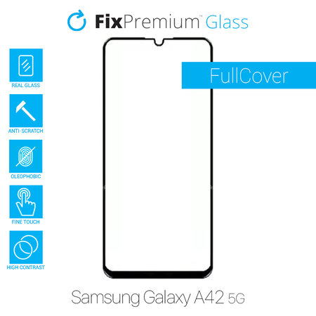 FixPremium FullCover Glass - Verre trempé pour Samsung Galaxy A42 5G