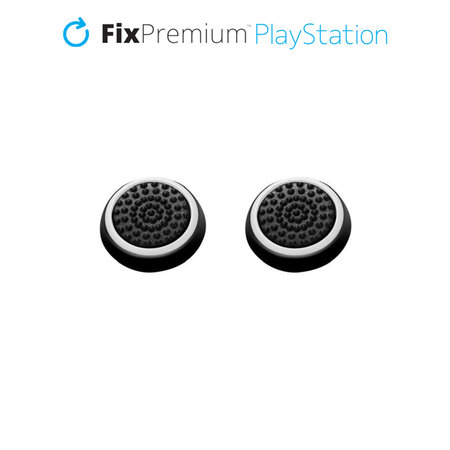 FixPremium - Capuchons de poignée pour manette PS4/PS5 - Set 2pcs, blanc