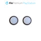 FixPremium - Capuchons de poignée pour manette PS4/PS5 - Set 2pcs, noir transparent