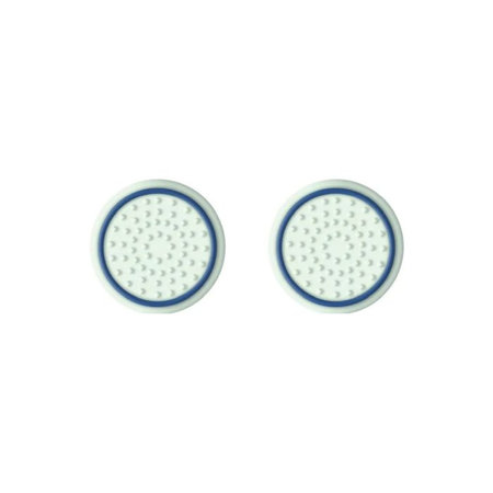 FixPremium - Capuchons de poignée pour manette PS4/PS5 - Set 2pcs, bleu transparent