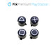 FixPremium - Boutons rétro pour PS5 DualSense, noirs