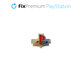 FixPremium - Bouton Home rétro pour PS5 DualSense, blanc